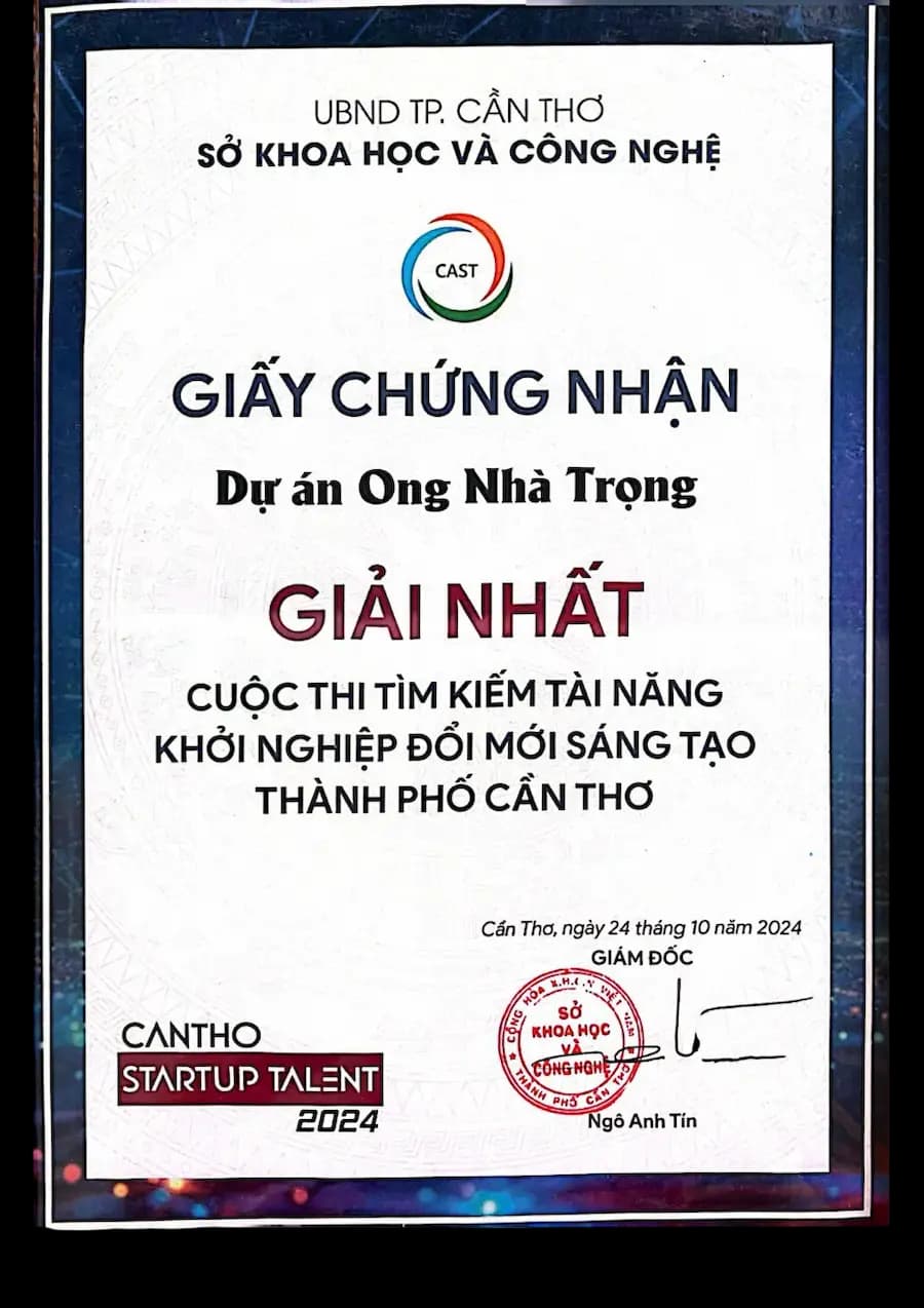 Chứng nhận 1