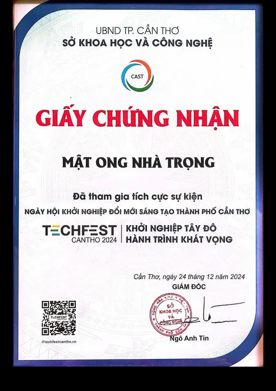 Chứng nhận 3